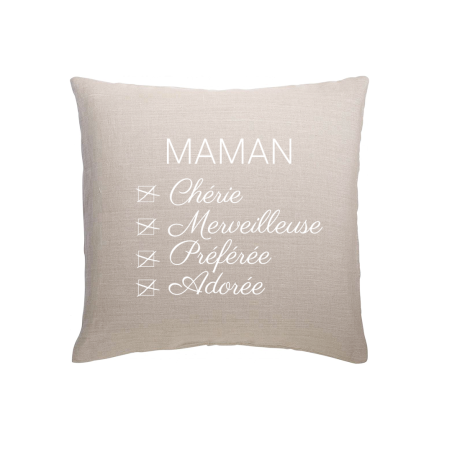 Coussin Maman Adorée