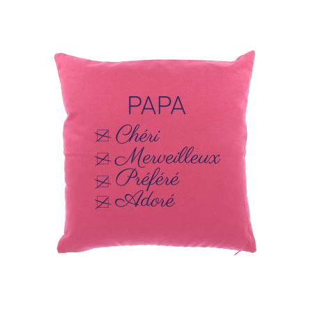 Coussin Papa Adoré