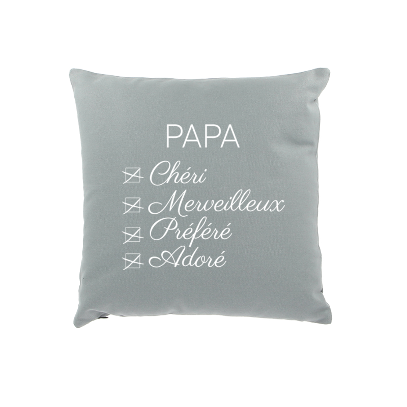 Coussin Papa Adoré