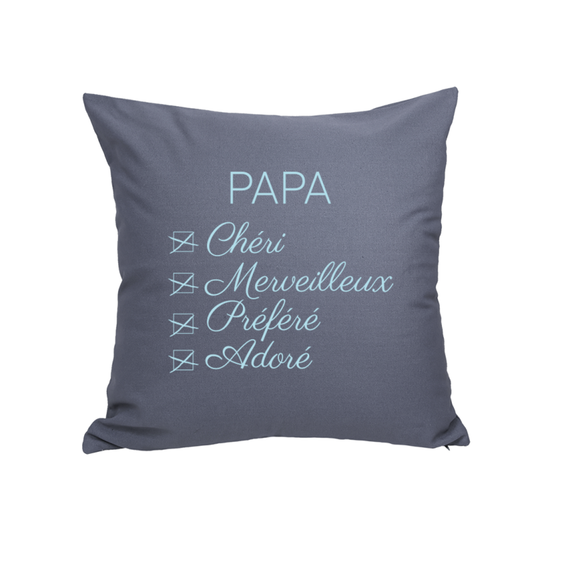 Coussin Papa Adoré