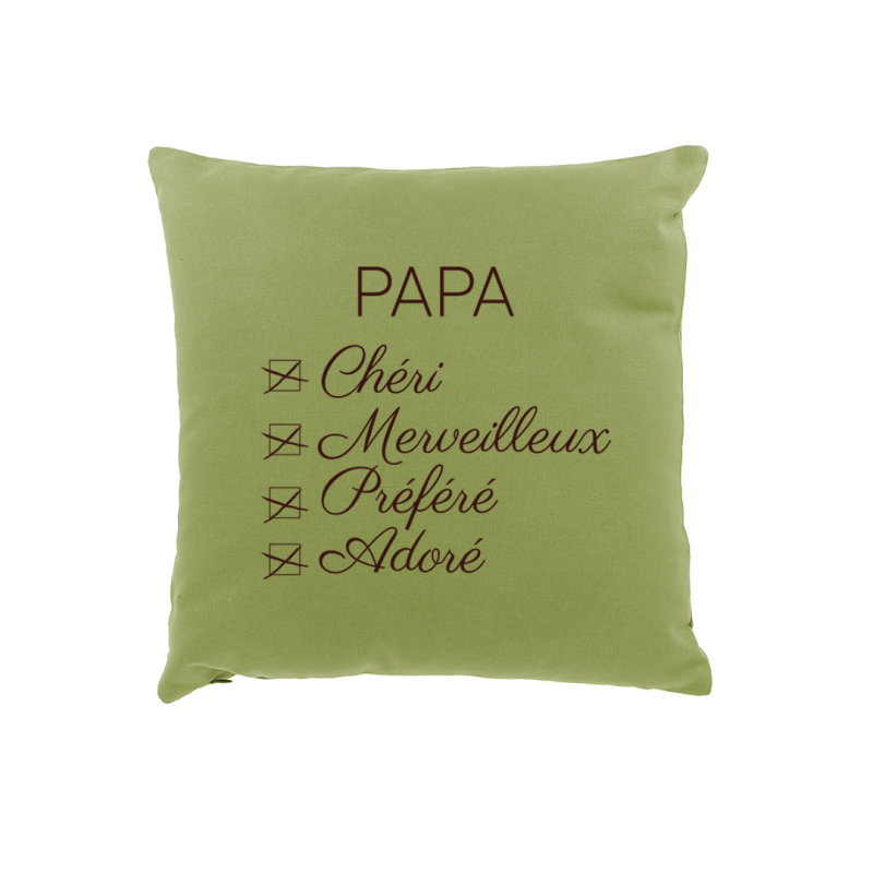 Coussin Papa Adoré