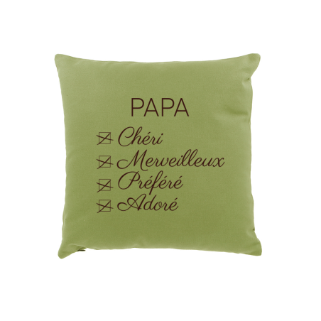 Coussin Papa Adoré