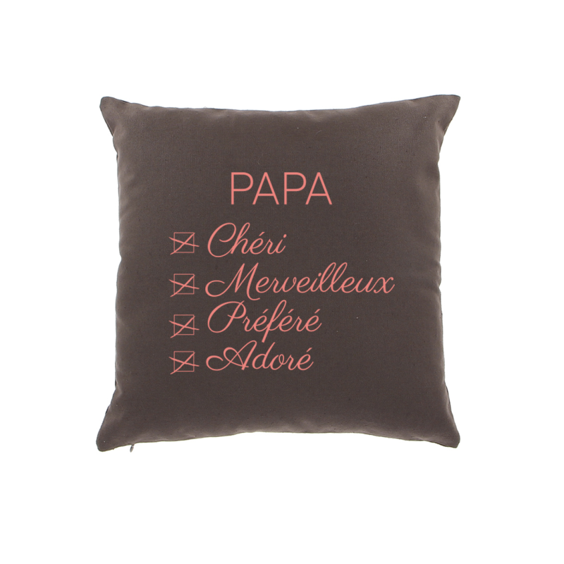 Coussin Papa Adoré
