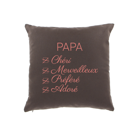Coussin Papa Adoré