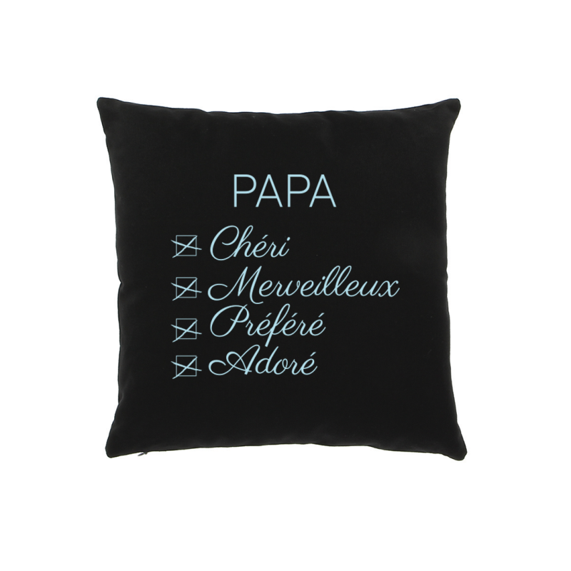 Coussin Papa Adoré