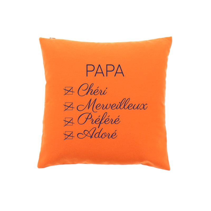 Coussin Papa Adoré