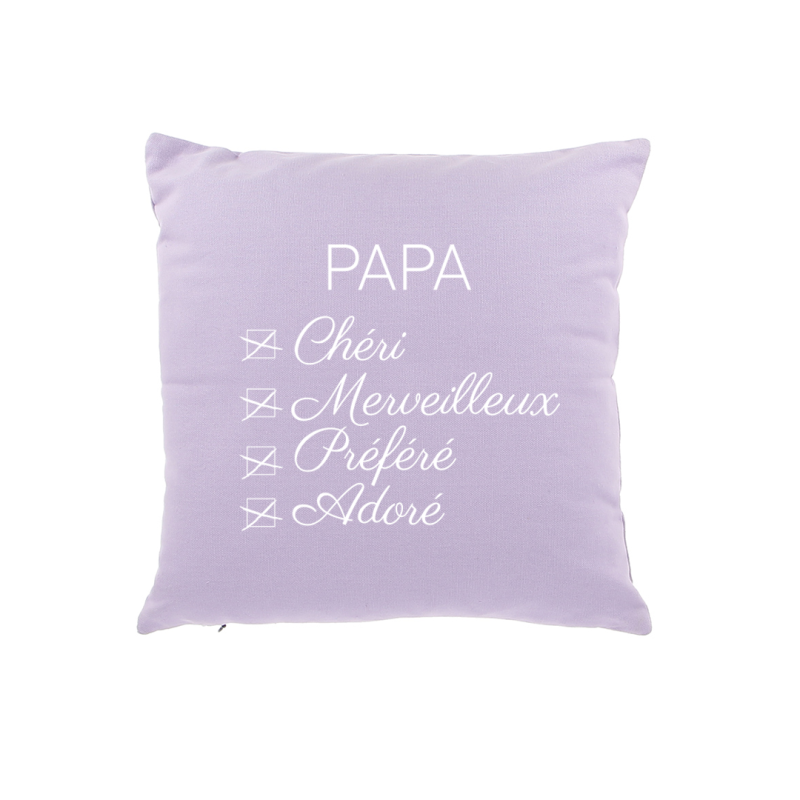 Coussin Papa Adoré
