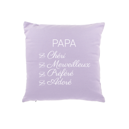 Coussin Papa Adoré