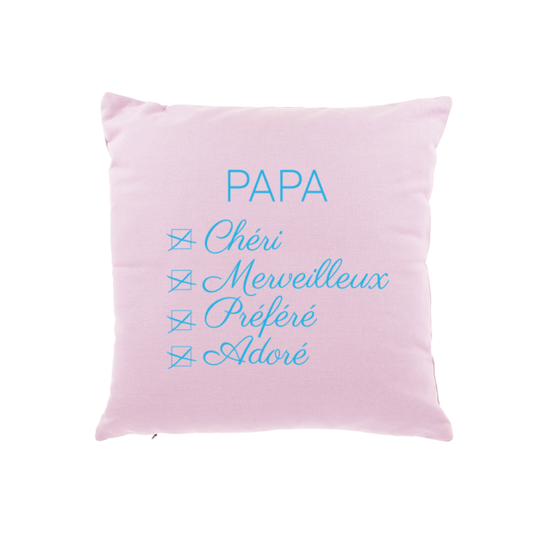 Coussin Papa Adoré