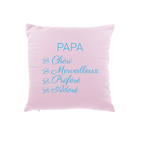 Coussin Papa Adoré
