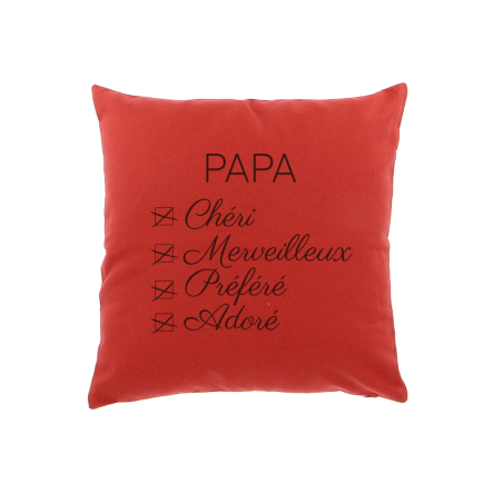 Coussin Papa Adoré