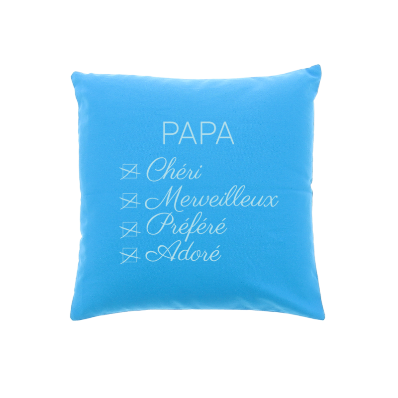 Coussin Papa Adoré