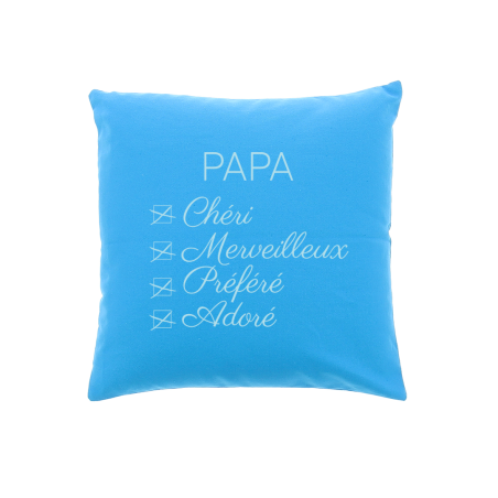 Coussin Papa Adoré
