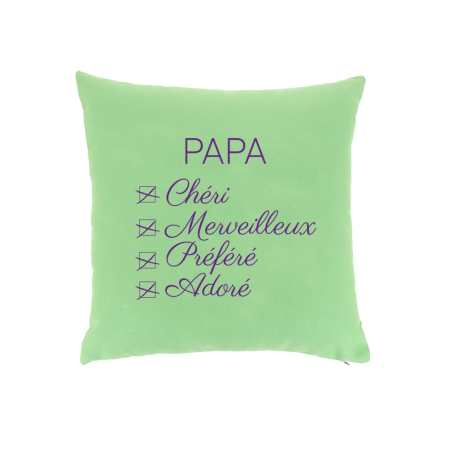 Coussin Papa Adoré