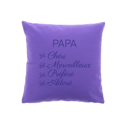 Coussin Papa Adoré