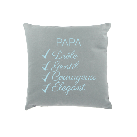 Coussin Papa Drôle, Gentil, Élegant