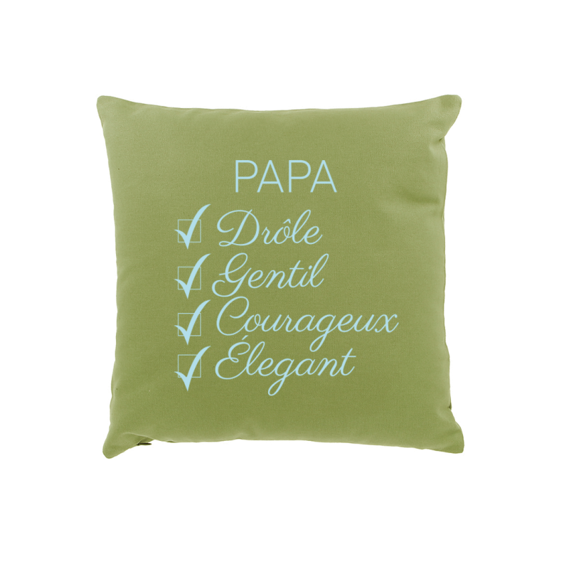 Coussin Papa Drôle, Gentil, Élegant