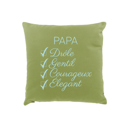 Coussin Papa Drôle, Gentil, Élegant
