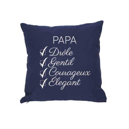Coussin Papa Drôle, Gentil, Élegant