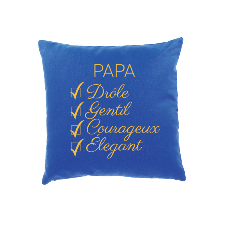 Coussin Papa Drôle, Gentil, Élegant