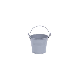 Seau XS Gris stickers fuchsia 2