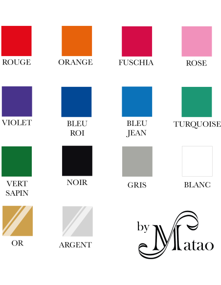 Nuancier de couleur d'écriture Nuancier de couleur d'écriture