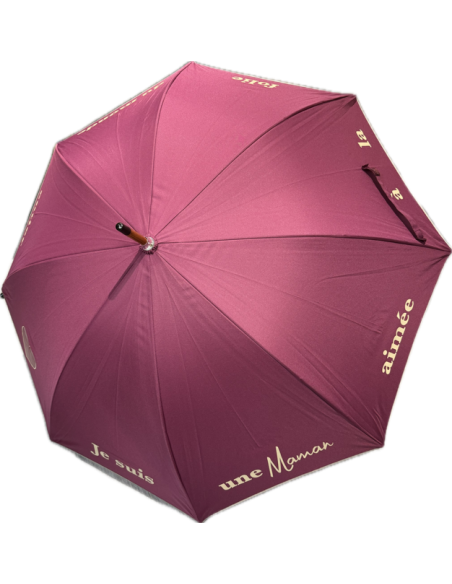 Parapluie Maman bordeaux