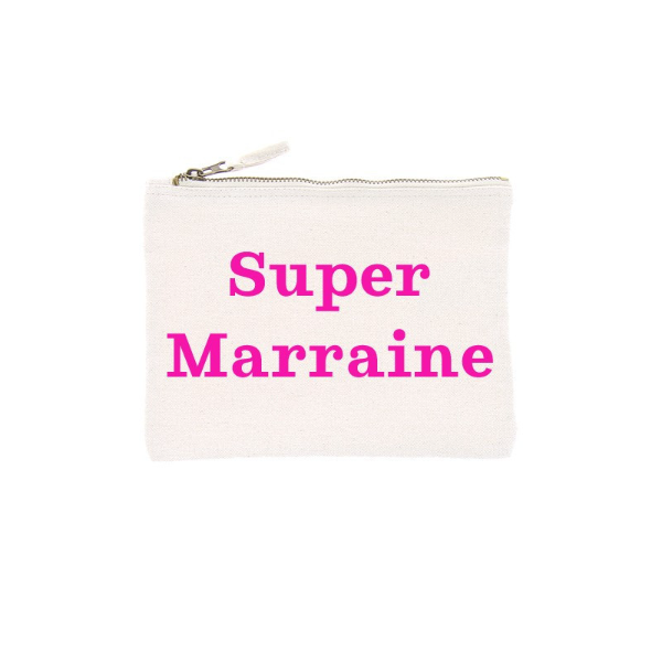 Trousse coton personnalisée