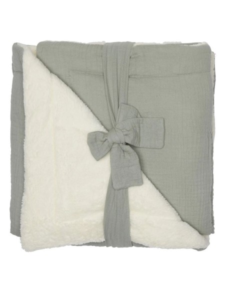 Couverture Bébé Double Gaze et polaire personnalisée