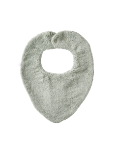 Bavoir bandana en bambou et gaze brodé 2
