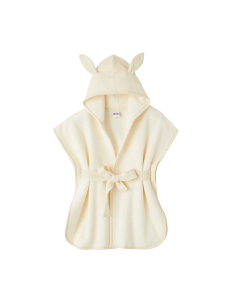 Peignoir lapin en bambou et gaze brodé 2