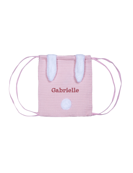 Sac à dos lapin brodé