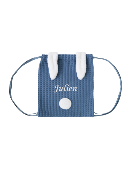 Sac à dos lapin brodé