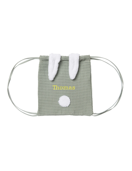 Sac à dos lapin brodé