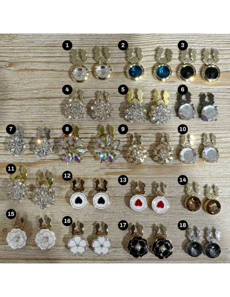 Paire de caches boutons