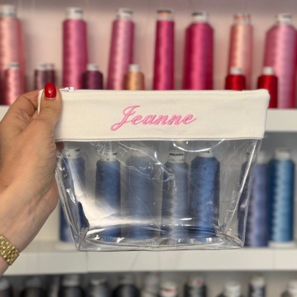 Trousse cristal personnalisable