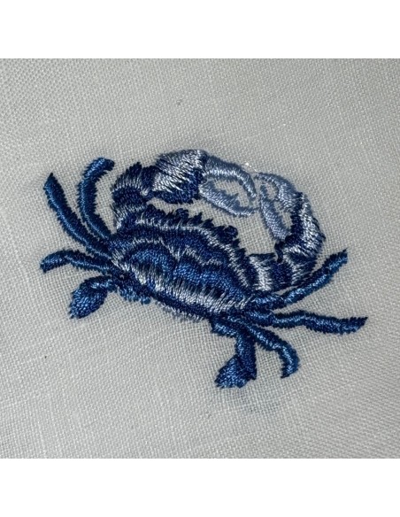 Serviettes de table coquillages