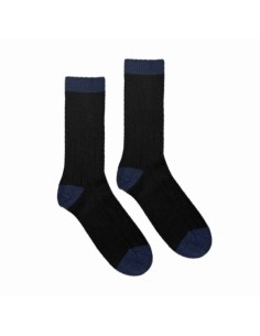 Chaussettes unies laine mérinos personnalisées 2